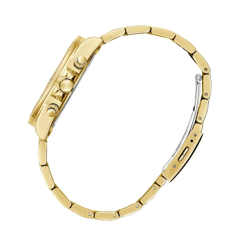 Guess Sol Multifunction Multi-Color Dial Gold-tone Ladies Watch- GW0483L4